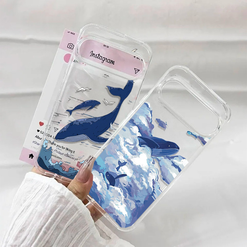 Capa Para infinix Note 60 50S Hot 60 50 pro Plus 30 40 40i 30i Smart 8 20 GT30 TECNO SPARK 40 Ocean Dolphin Shark Whale