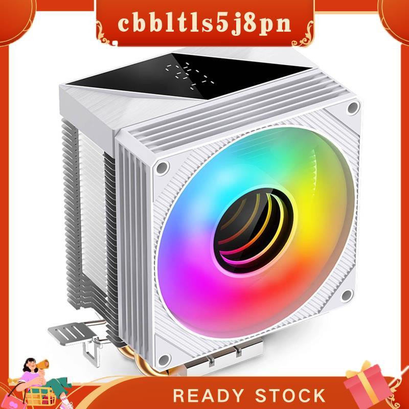 Cooler De CPU De Alto-Falante cbbltls5j8pn , Ventilador Silencioso ARGB 2 Tubos De Calor Radiador De Ar Para Processador