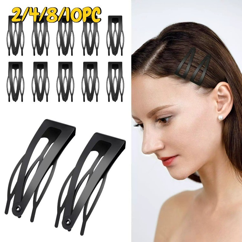 4PC/8PC/10PC BB Clip Snap Bangs Clipe Lateral Fixo Cabelo Pente Para Testa