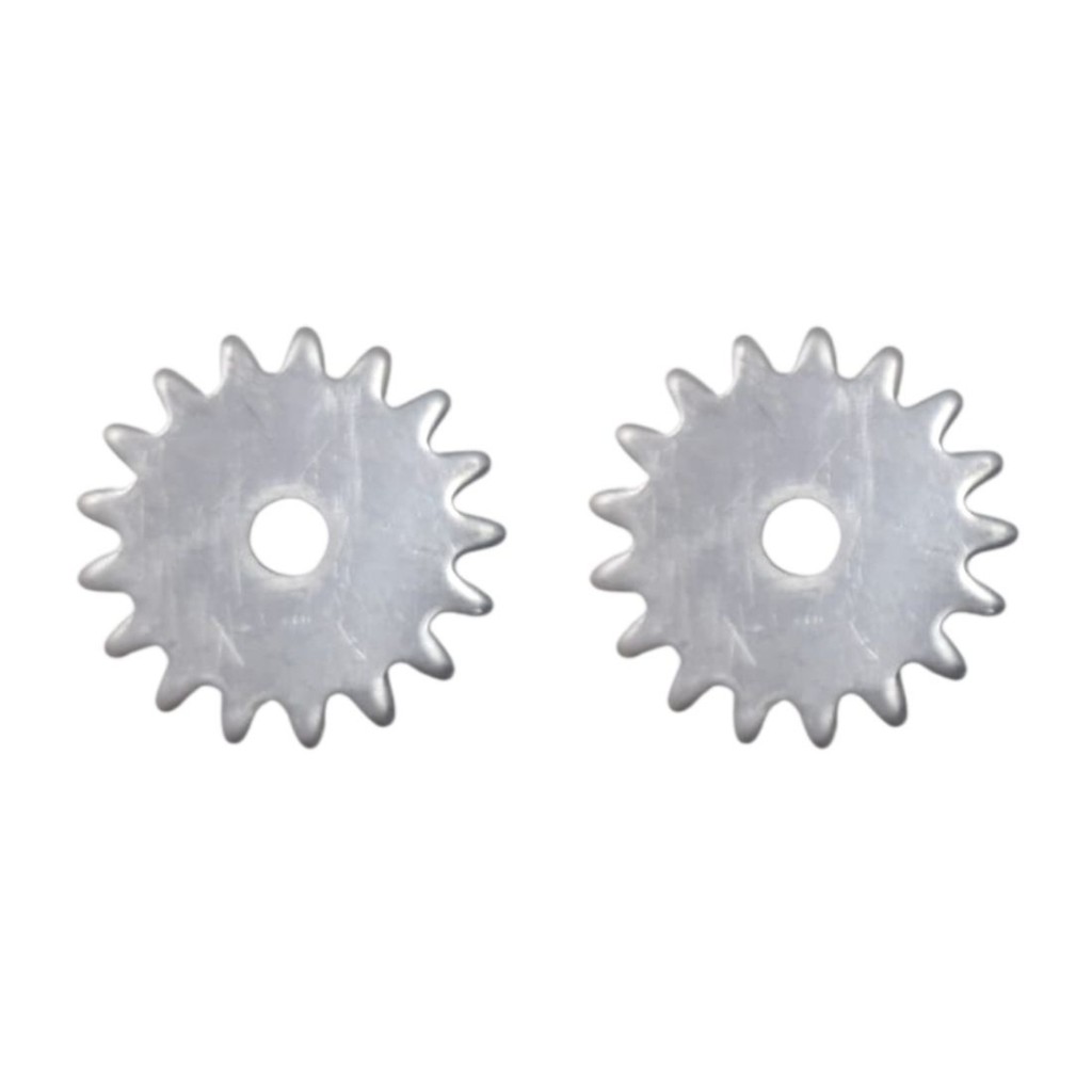 Coroa Engrenagem Espora Espeto Inox Churrasqueira Giratórias
