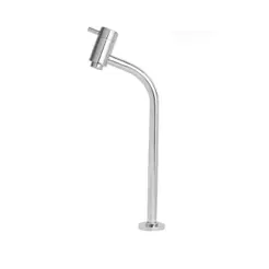 Torneira Banheiro Lavatório Mesa Bica Alta Metal Cromado 1/4 Volta para Cuba de Apoio com Arejador Addra Lyn