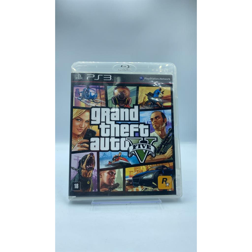 DVD Jogo Ps3 GTA 5 com mapa direção Playstation