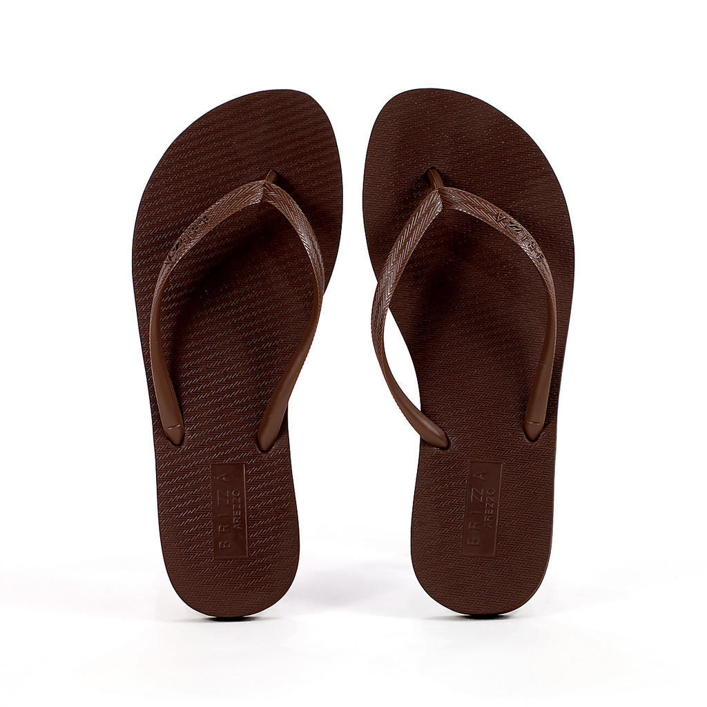 Chinelo Brizza Arezzo Essential Marrom Escuro - Feminino
