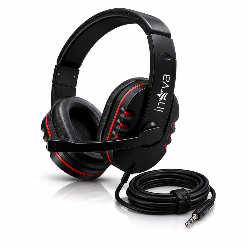 Fone Headset Gamer Com Fio Microfone HD KV-8639 Para Jogos