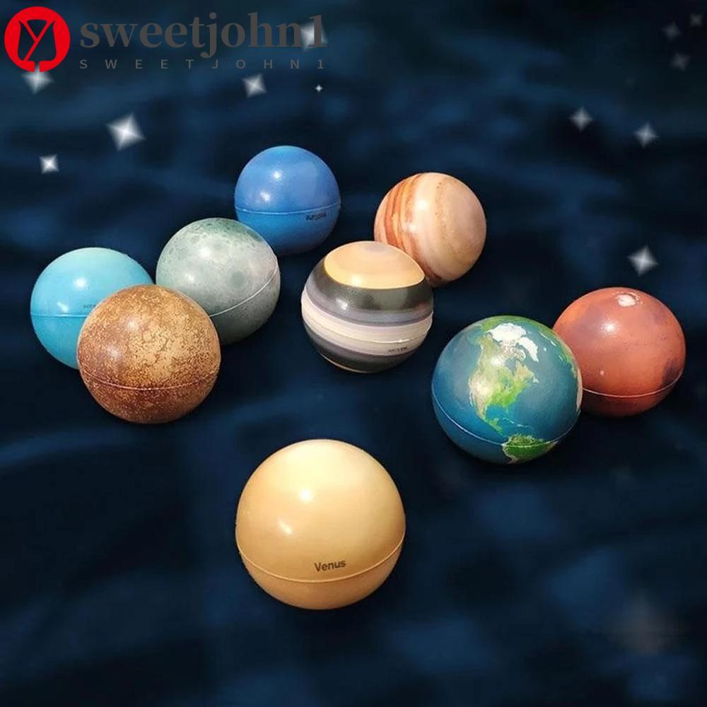 SWEETJOHN1 Lua Estrela Bola Colorido Brinquedo Educativo Saltitante Sistema Solar Alívio Do Estresse Terra Globo