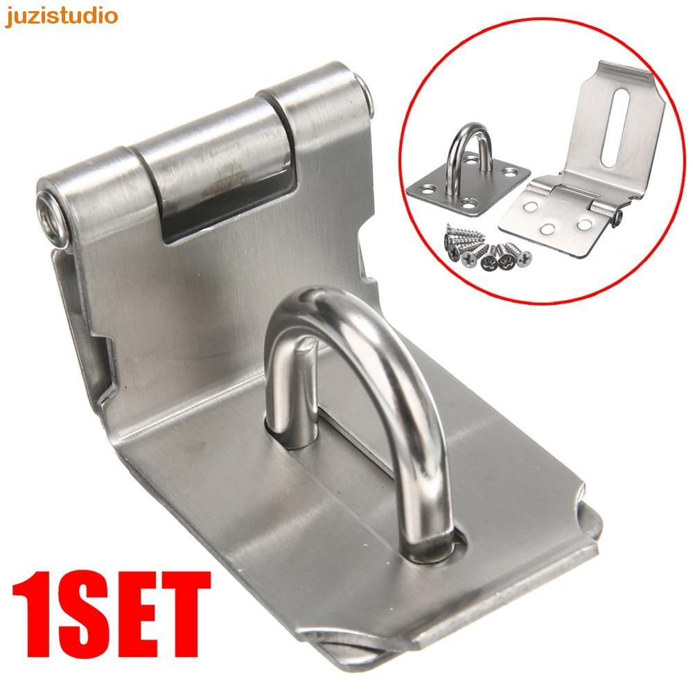 JUZISTUDIO Ferrolho Portão 90 Graus Durável Gabinete Segurança Ferragem Hotel Grampo Porta Galpão Fechadura Da Accessary