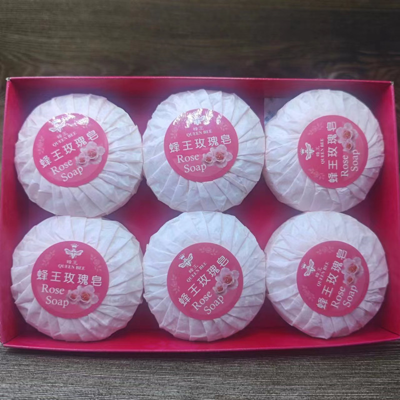 Taiwan Original importado rainha abelha sândalo sabão 6 caixas banho limpeza sabão desengordurante controle limpeza arom
