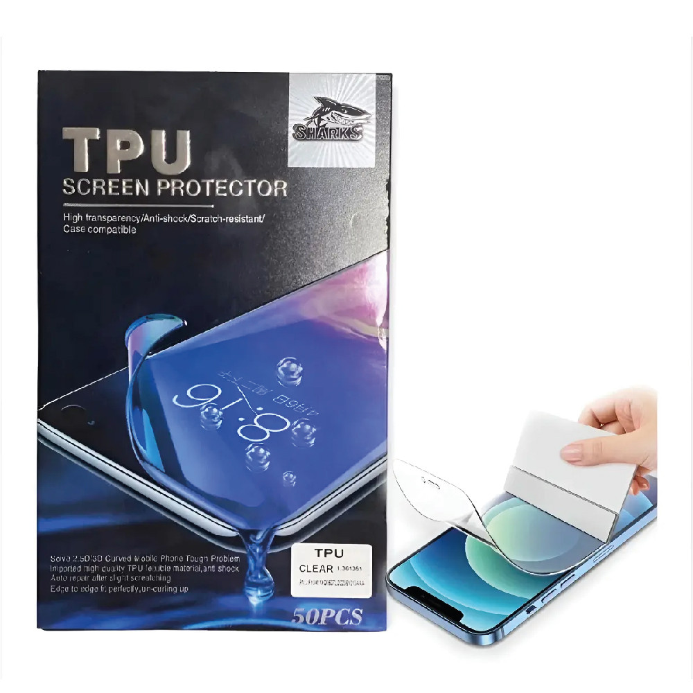 Película TPU Universal para Máquina de Corte | 2.5D Soft Film Curva | Alta Transparência