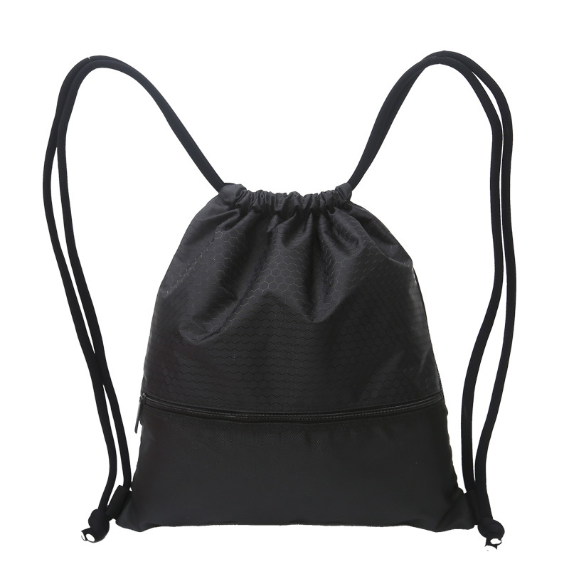 Esportes saco de cordão mochila com cordão à prova dwaterproof água simples saco de escola esportes mochila feminina sac