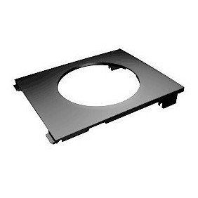Moldura Instrumento TACOGRAFO Ford CARGO 95/01 (Todos - Exceto Moderno) - CINZA