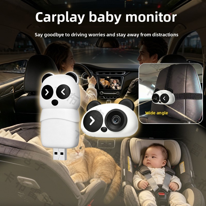 Monitor de Bebê com Câmera HD e CarPlay Sem Fio, Caixa Inteligente para Carro Conectado com CarPlay 20（5）