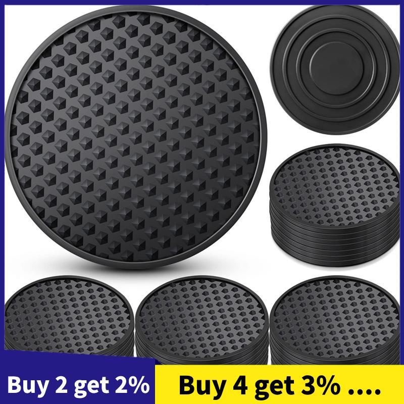 Barra De Café Para Mesa , 36 Peças , Porta-Copos De Silicone Bebidas Antiderrapantes , Calor Frio E Quente