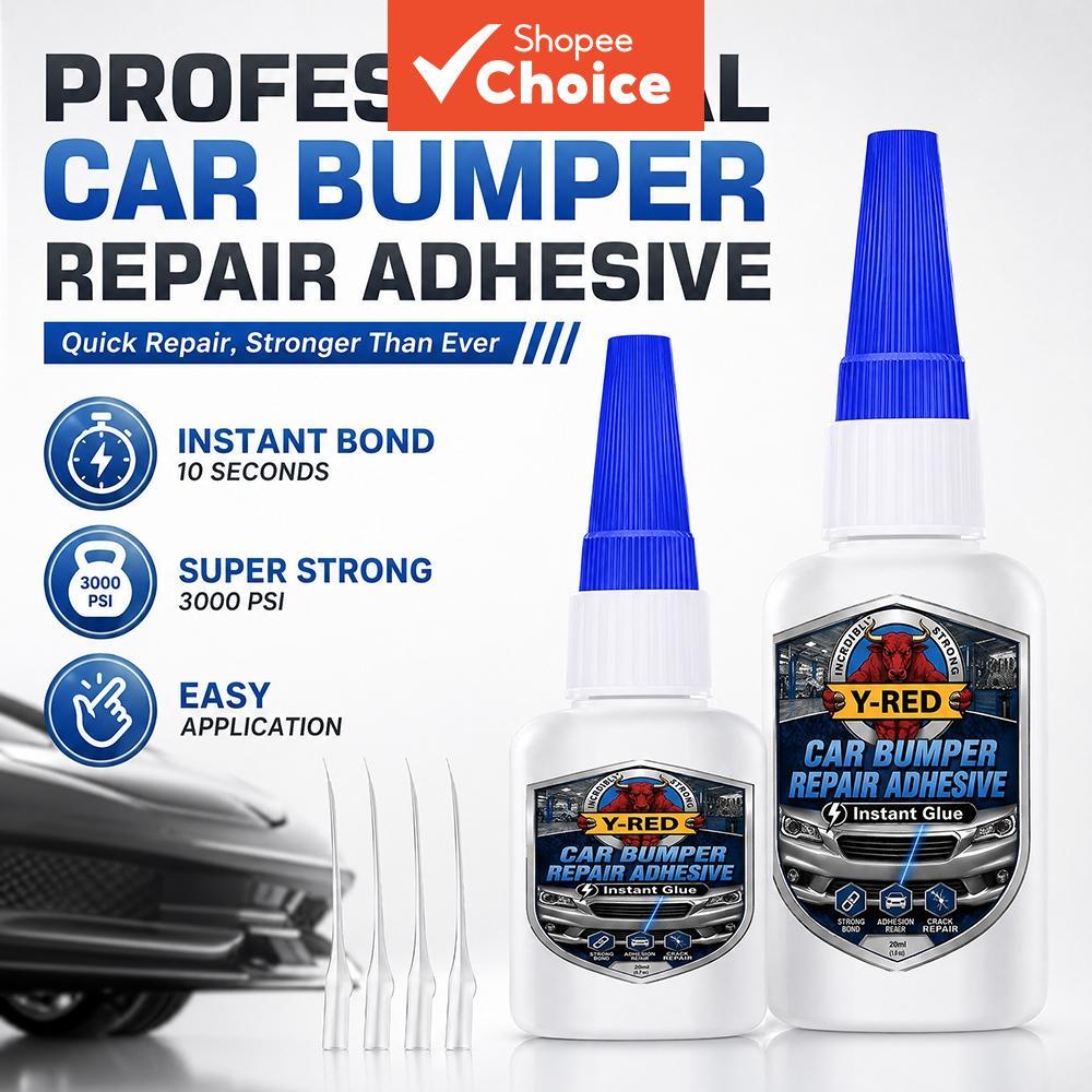 Cola Super Forte Adesiva Para Reparo De Amortecedores De Estrutura De Carroceria De Carro Y-RED