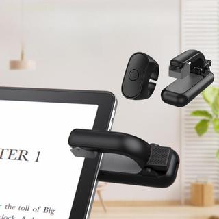 < DesertW > 1 Conjunto 2 Em 1 Leve E-book Página Turner Gatilhos De Registro Remoto Para Kindle Leitura ABS Novo