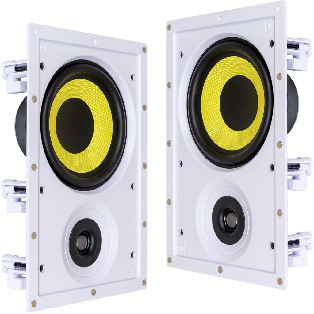 2 Caixa Embutir JBL CI6R Plus Arandela Som Ambient 6p Gesso