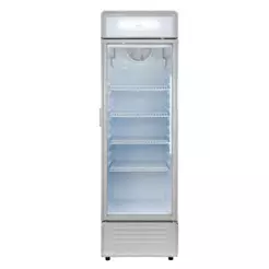 Expositor Refrigerador Vertical Porta de Vidro HQ 320 Litros Cinza HQ-320REVPVX