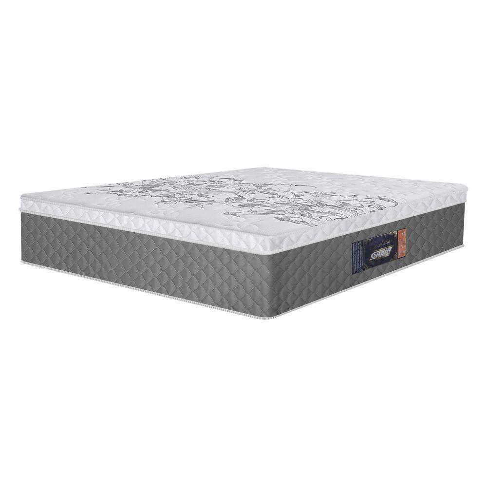 Colchão Casal Espuma CR400B 138x188cm Euro Top D45 Gazin