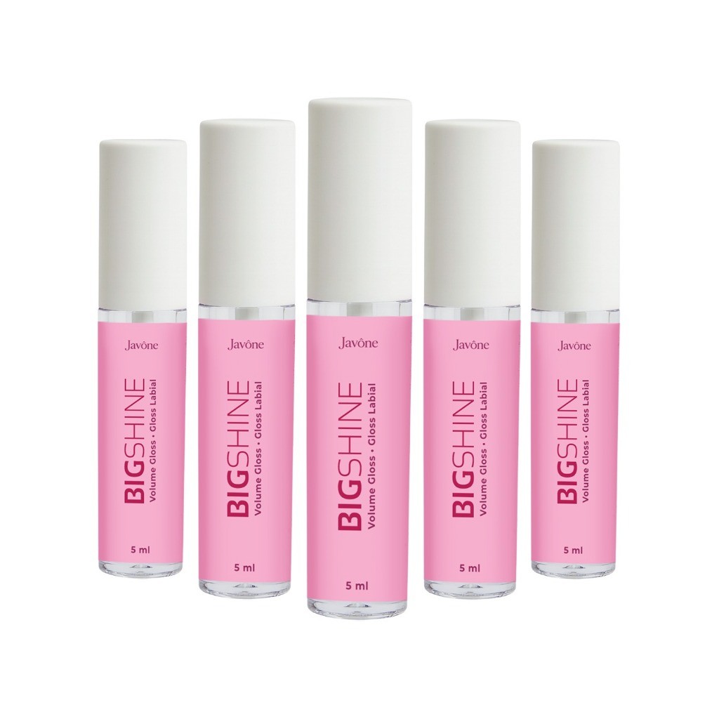 5x Gloss Labial Big Shine Javône – Volume Imediato | Brilho Intenso | Envio Rápido
