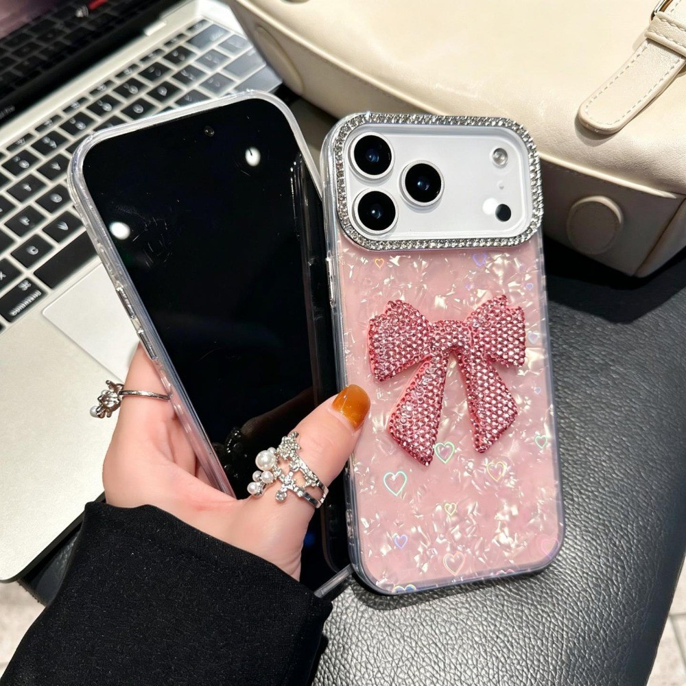 Capa Para Samsung Galaxy A57 A37 A27 A17 A07 A16 A06 A56 A36 A26 A55 A35 A25 A15 A05 A04 A54 A34 A24 Arco rosa da menina