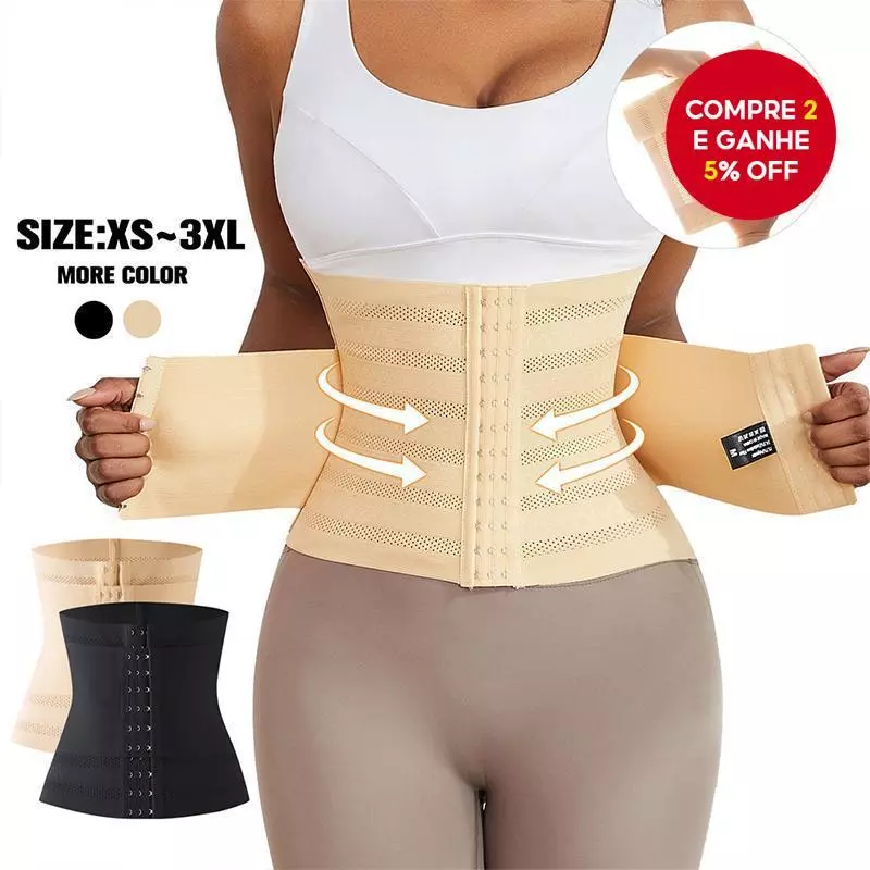 Modelador de Corpo Feminino para Emagrecimento, Cinturão para Treinamento de Cintura, Cinta Modeladora para o Abdômen e — imagem 1