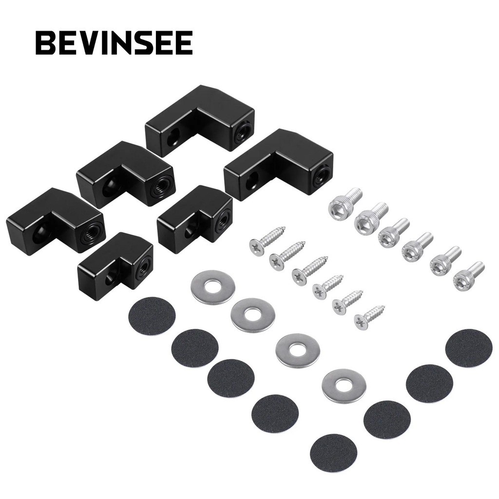 BEVINSEE Kit De Riser De Spoiler De Asa De Alumínio Para Ford Fiesta Mk6/Mark VIauto Peças Decoração De Carro