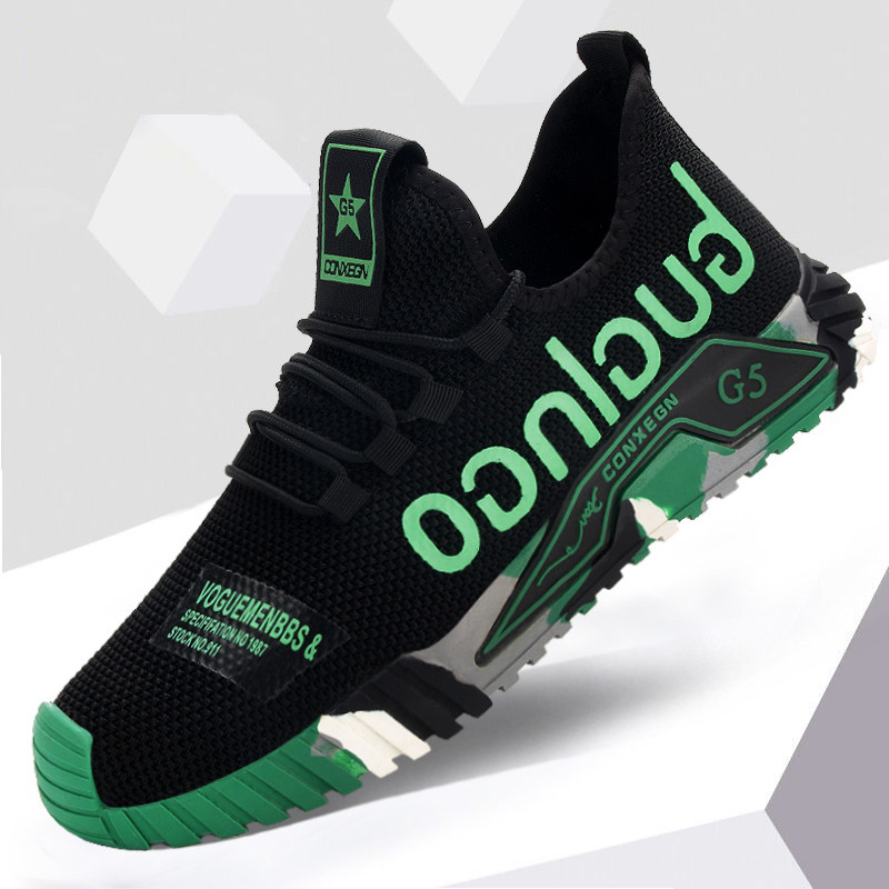 Sapatos masculinos verão respirável 2026 novo estilo sapatos Net sapatos masculinos sola macia tamanho grande sapatos de