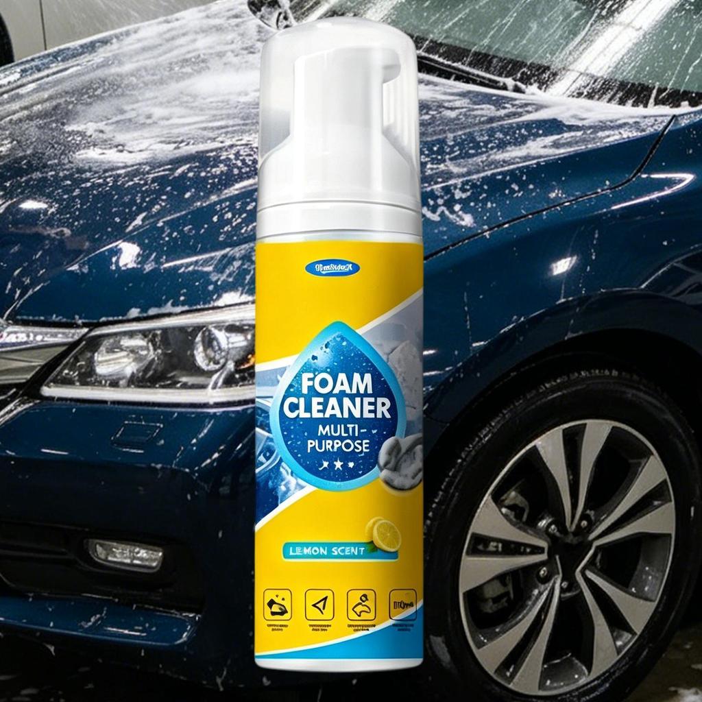 Limpador De Espuma Multienzima 60ml , Poderoso Removedor Multiuso Para Limpeza De Interiores De Automóveis wanaybr