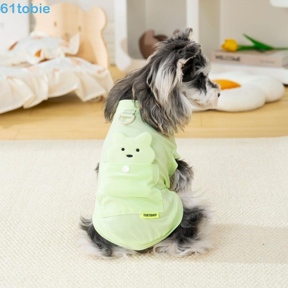 Colete De Resfriamento Para Cães TOBIE , Roupa Protetora Solar Leve E Respirável Fina , Regata Macia Cachorro Com Urso D