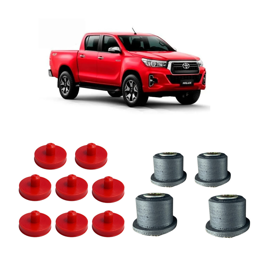 Kit Completo Bucha Feixe De Mola  PU Hilux 2020 em Diante
