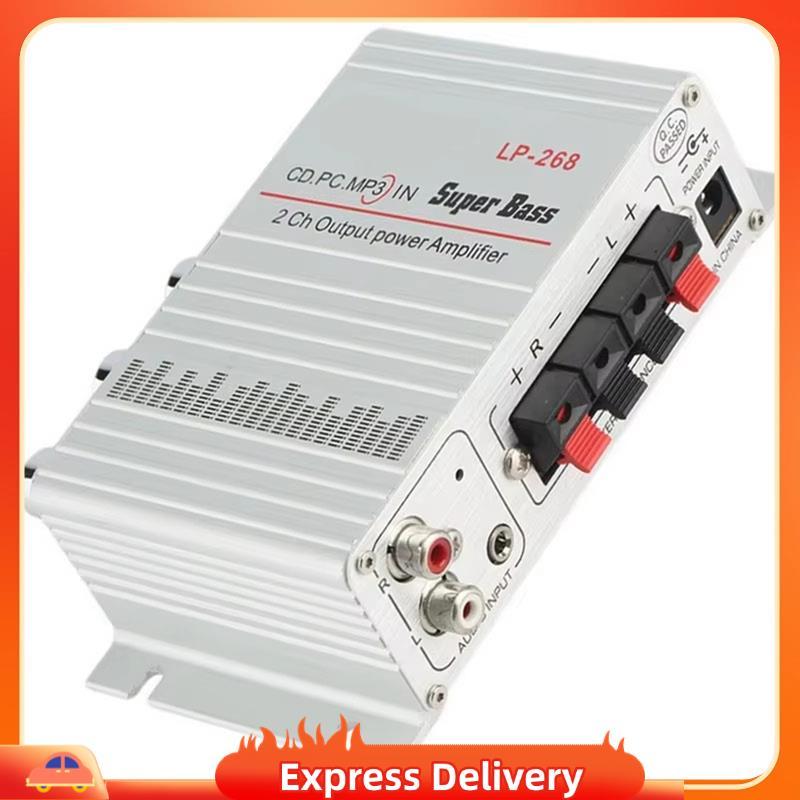 [Entrega Rápida BRY8] Amplificador 40W 12V Mini Estéreo Hi-Fi Suporta Rádio FM E MP3
