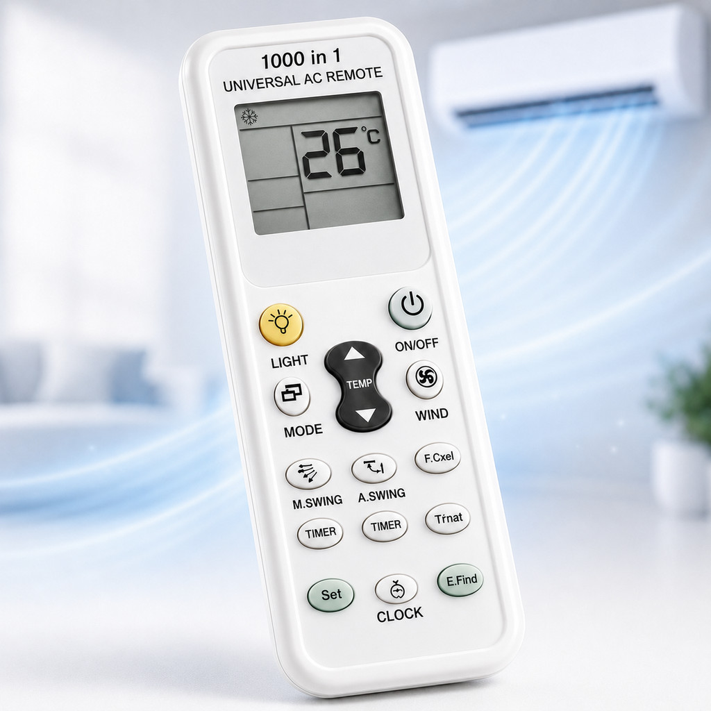 Controle Remoto Universal Split Ar Condicionado Todas Marcas Lg Tcl Fujitsu Midea Carrier Gree York