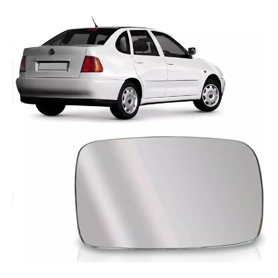 Lente vidro Espelho Retrovisor Polo Classic 1997 1998 1999 2000 2001 2002 Unidade