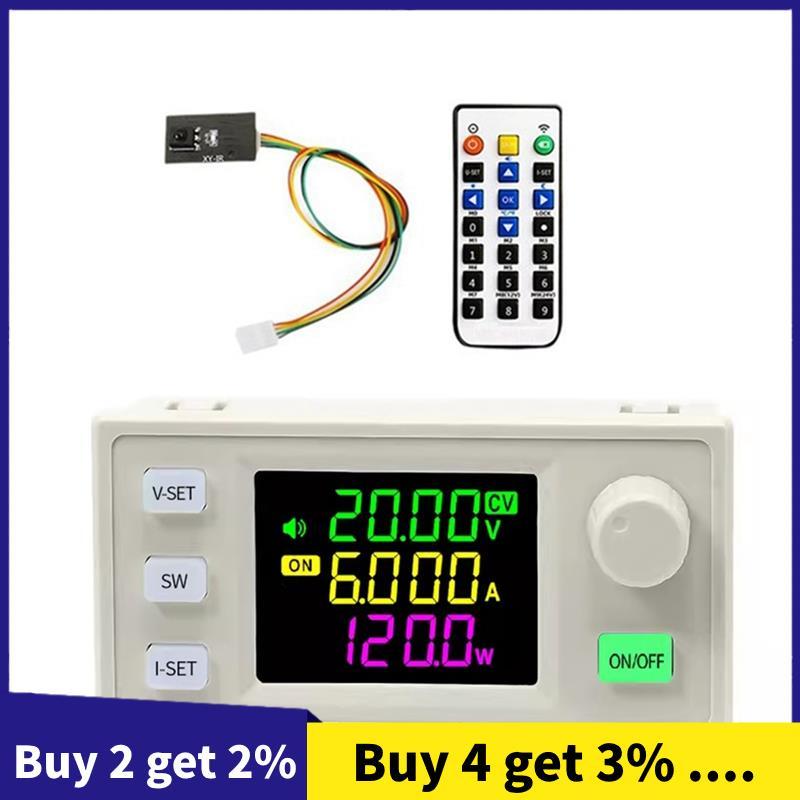 Fonte De Alimentação DC Regulada CNC SK120X + Kit IR Banco 0-36V Saída 6 Entrada 120W USB Estabilizado-Conversor Step Up