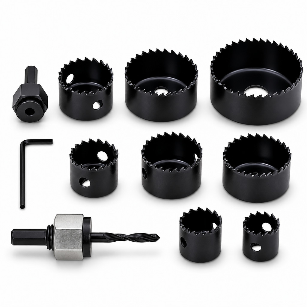 Kit Serras Copo p/ Madeira Bosch 22 a 68mm com 11 Peças