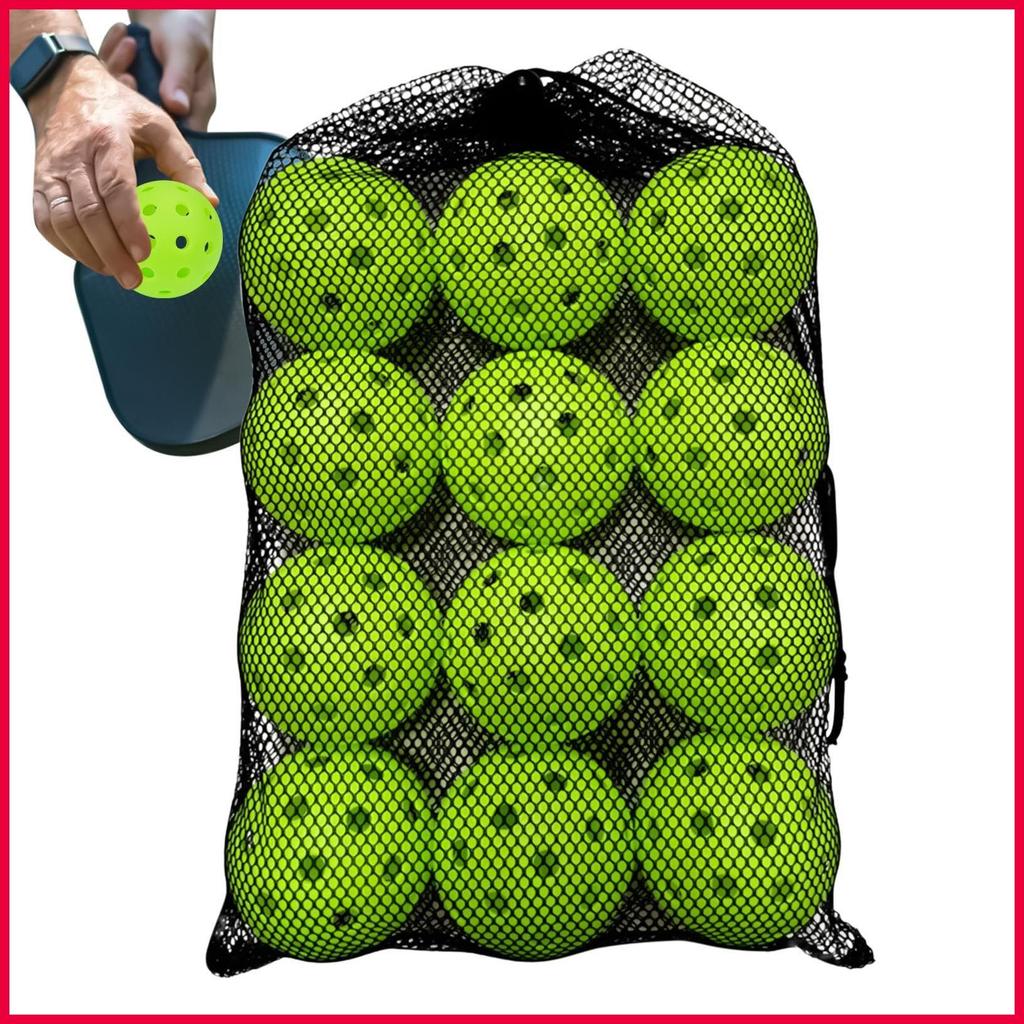 Bolas De Golfe Para Treinamento , 12 Peças , Equipamento De Prática , Bola De Fluxo De Ar Oca Com Saco De Cordão De Malh