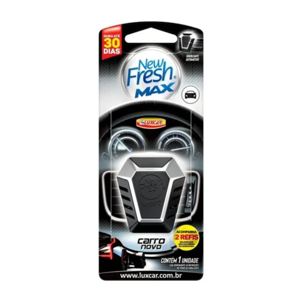 Cheirinho Automotivo New Fresh Max Refil Carro Luxcar