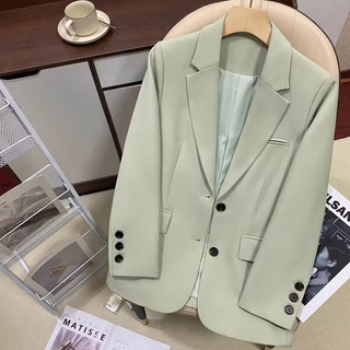 Novo estilo Commuter jaqueta tamanho frito Design feminino terno coreano grande sentido terno nicho versão profissional 