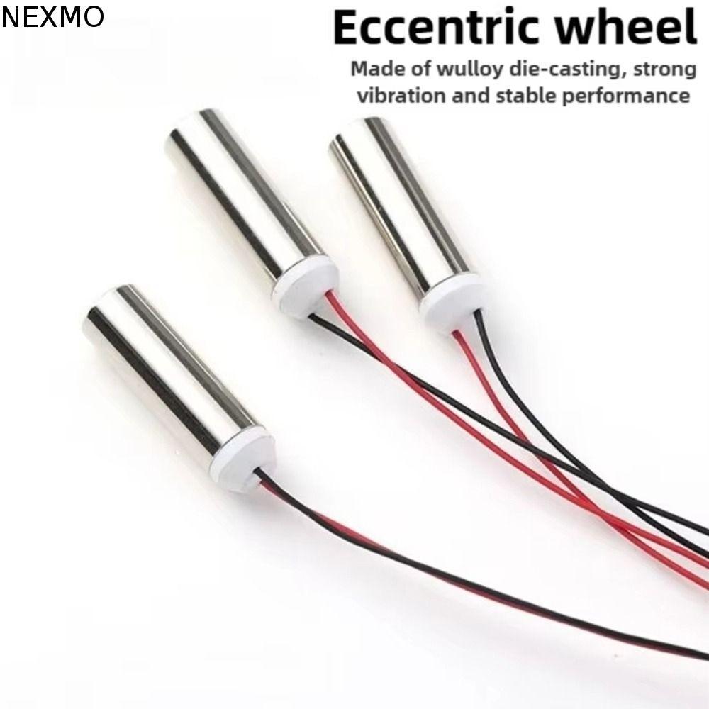 Motor De Vibração Em Miniatura NEXMO 5 Unidades , DC Sem Núcleo De Design À Prova D'água De 7 Mm X 25 Vibratório De Baix