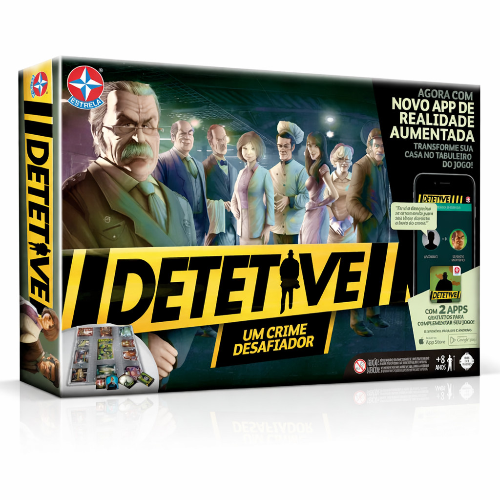 Detetive Estrela Original Jogo De Tabuleiro Com Aplicativo