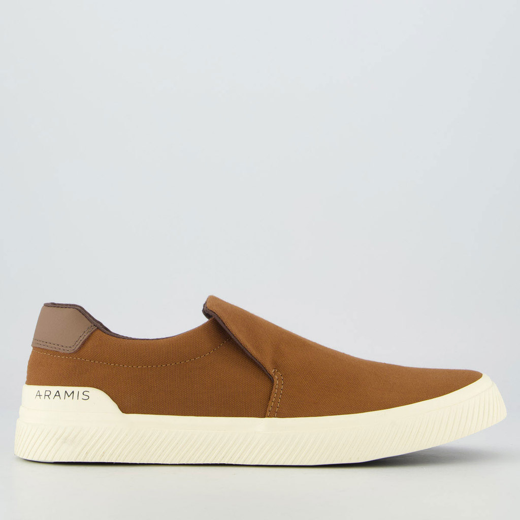 Tênis Aramis Daily Slip Canvas Marrom
