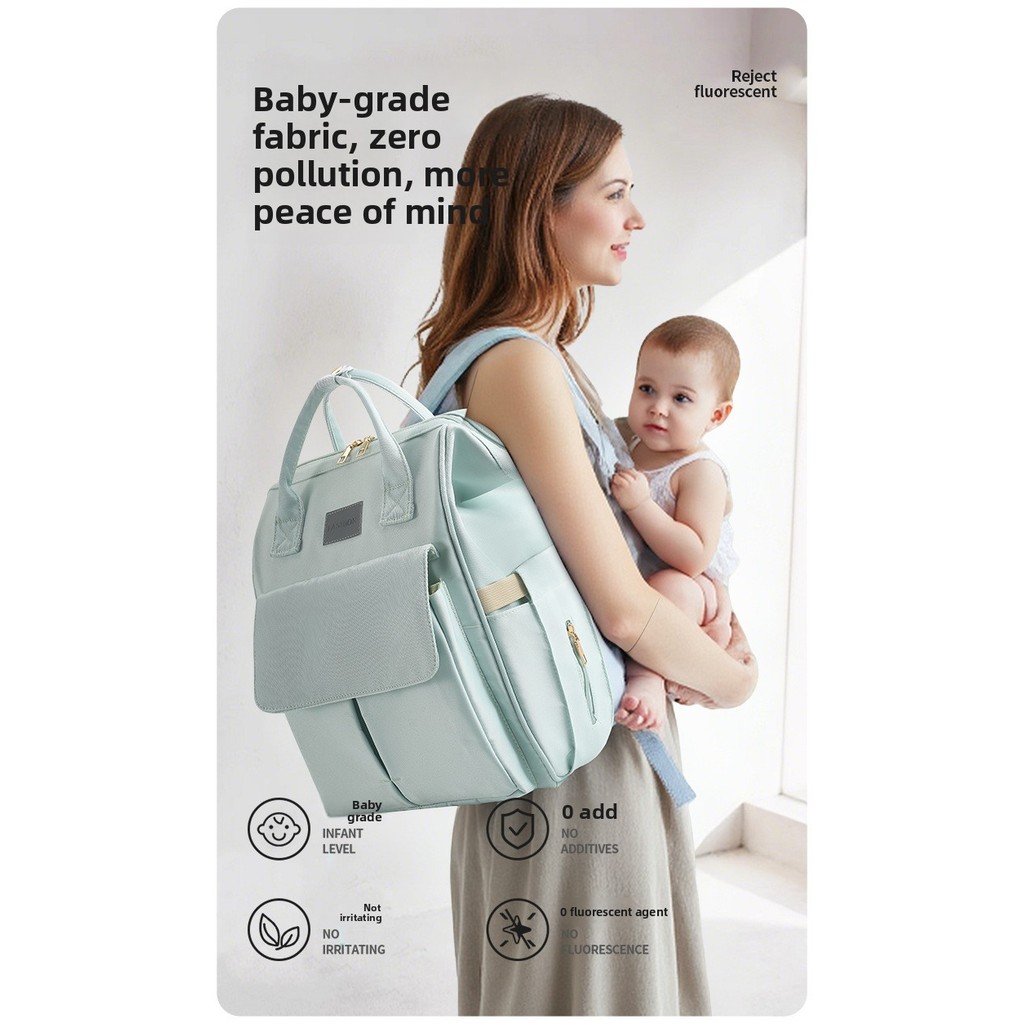 Bolsa multifuncional para mamãe, bolsa para mãe e bebê, mochila para bebê, elegante e leve, bolsa para mamãe sair com o