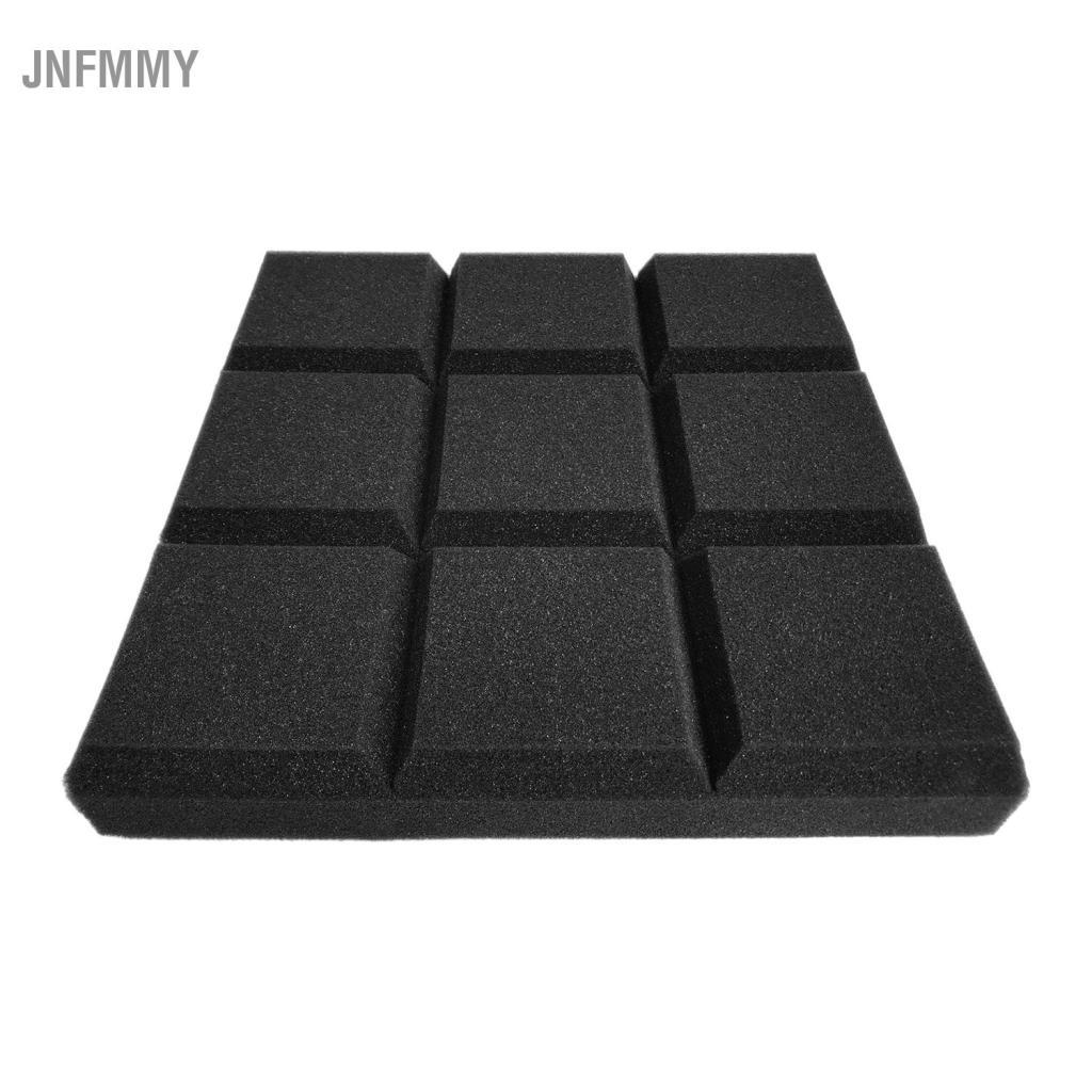 jnfmmy fangzi 12 peças de espuma de isolamento acústico de estúdio de 12 x 2 polegadas para transmissão de KTV para