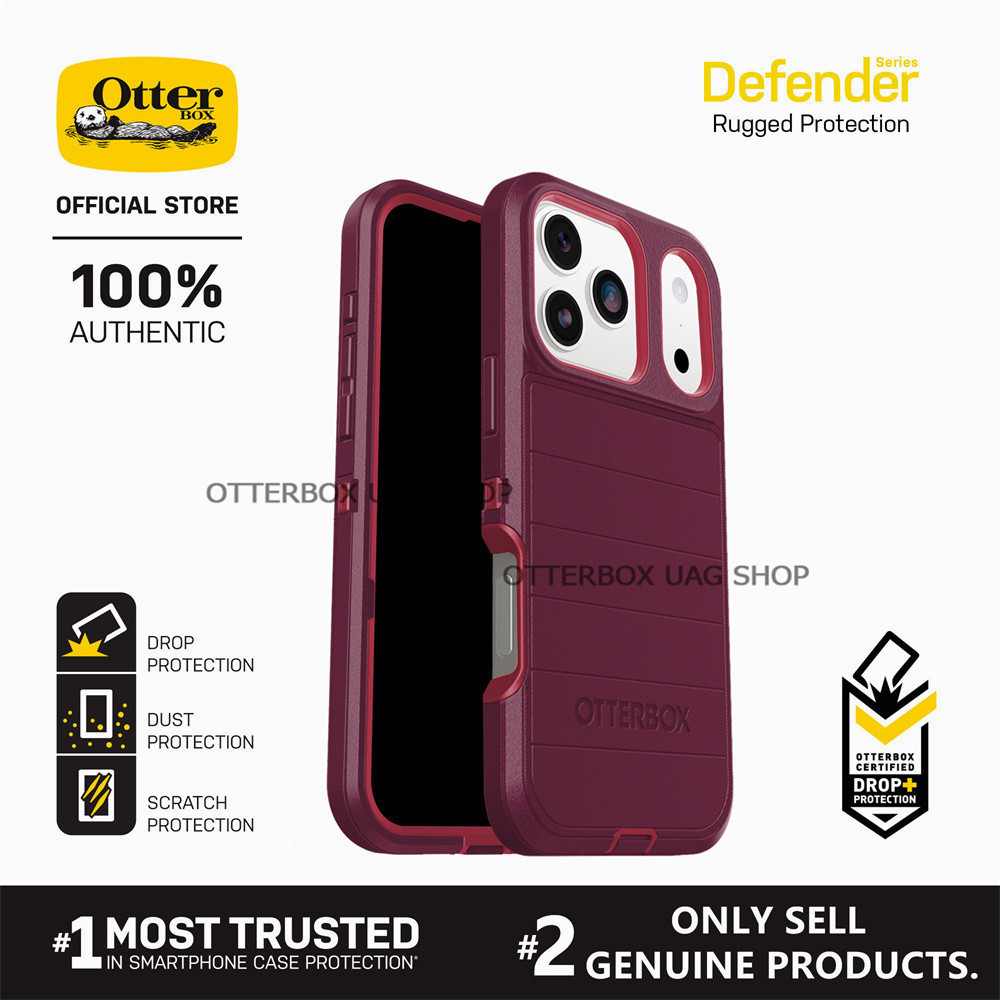 Capa para Telefone OtterBox Defender Pro Series para iPhone 17 16 Max/17 Air/15 14/16 Plus/13 12 Mini