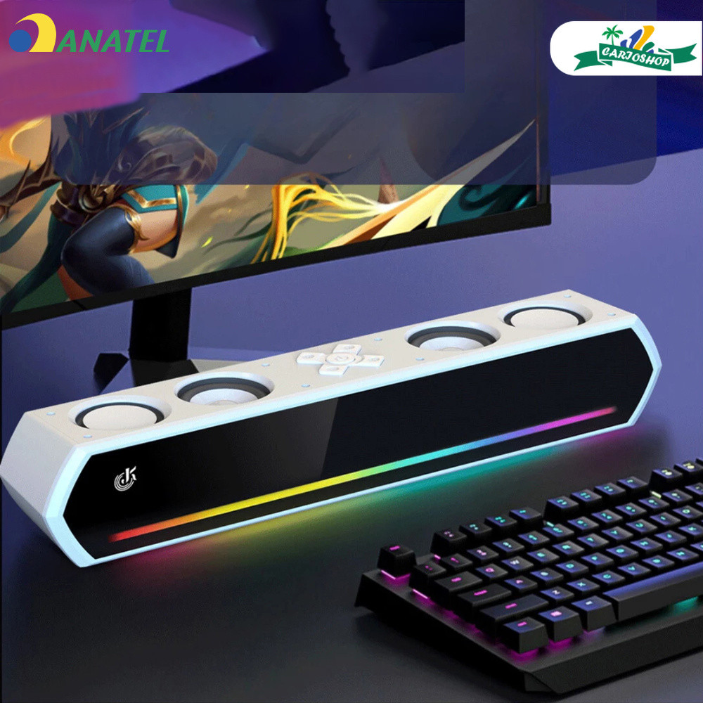 Alto-falante Bluetooth 30W com 4 Unidades, Compatível com TV, Computador e Notebook