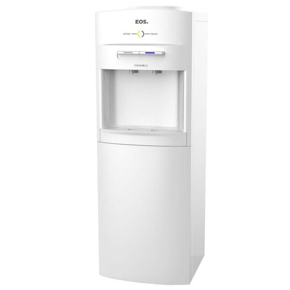 Bebedouro de coluna compressor para garrafão de 10 ou 20L branco EBC05BC Mineralle EOS