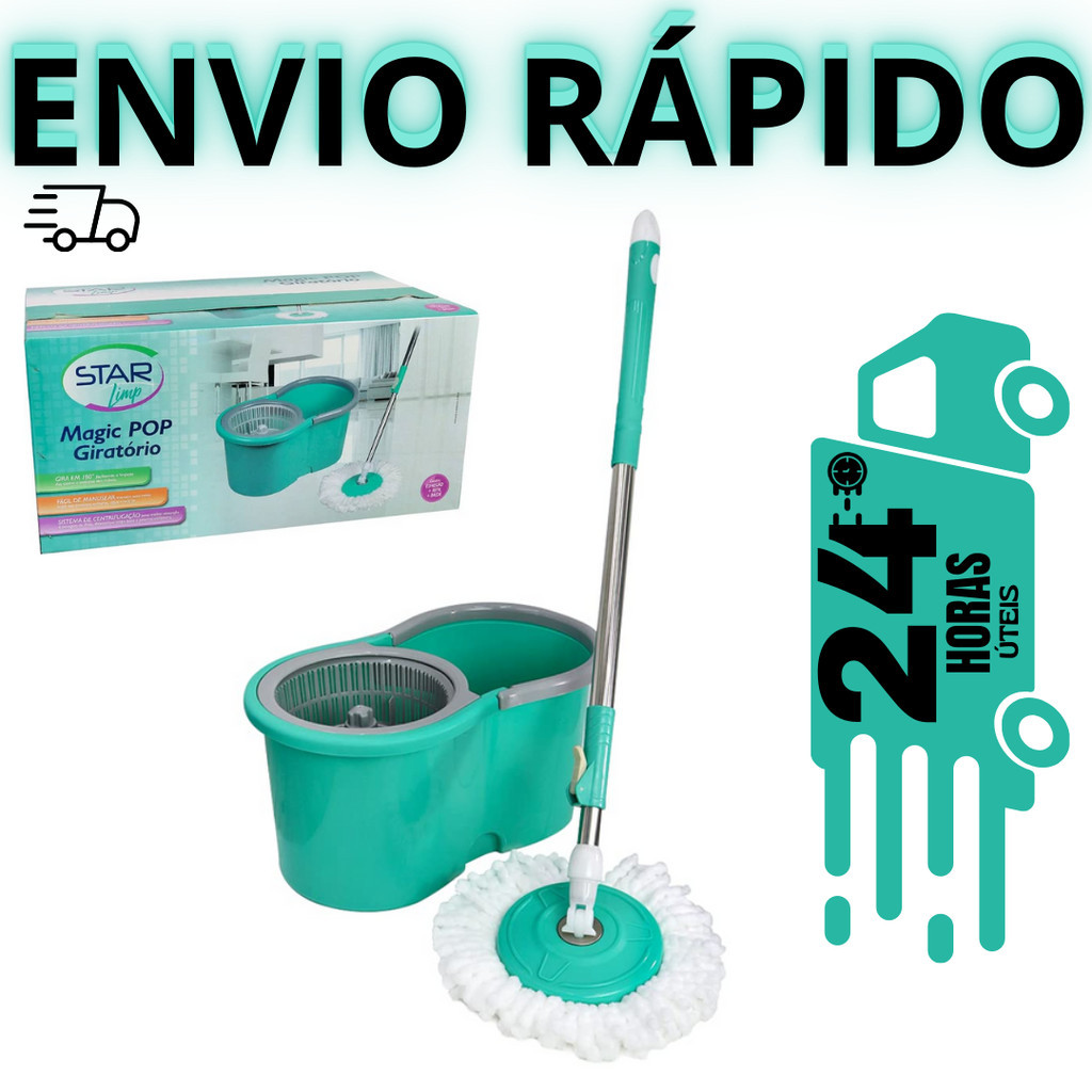 MOP C/ESFREGAO, BALDE E REFIL  - 10L CLB03019