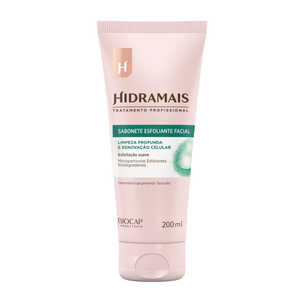 Sabonete Esfoliante Facial Hidramais 200ml Renovador
