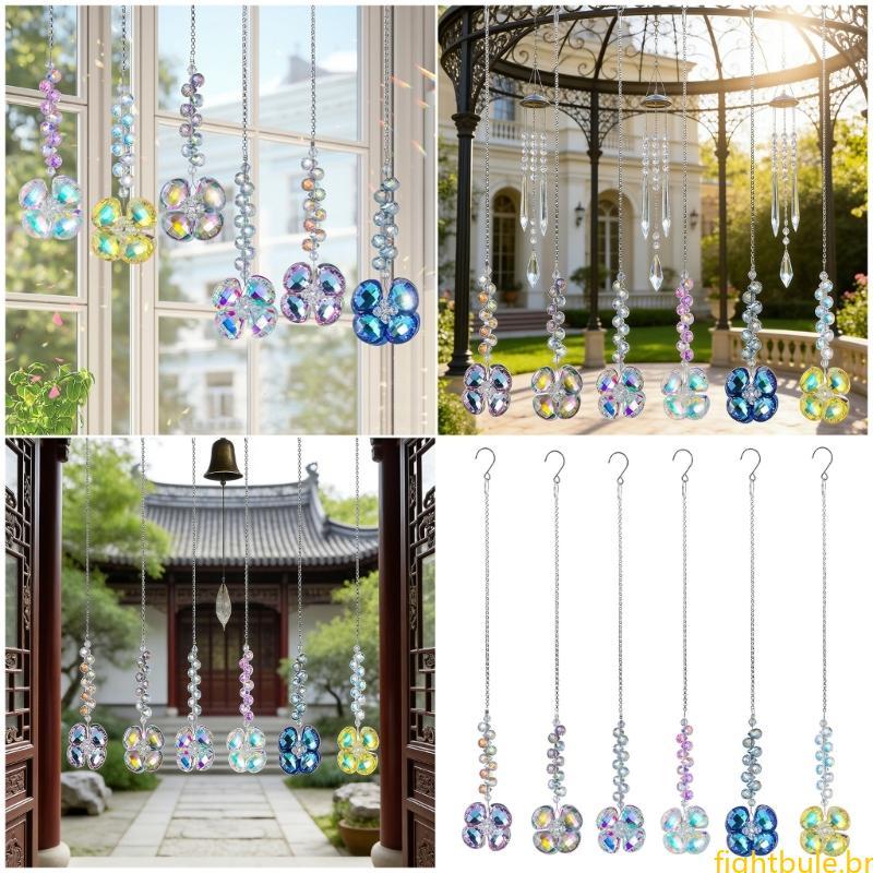 Fig Coleção Requintada 6 Decorações Jardim Carrilhão Mineral Para Criar Arco-Íris Encantadores Qual