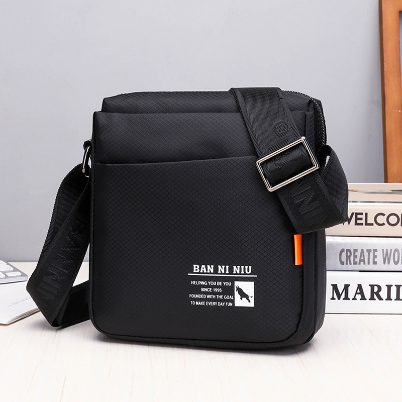 Bolsa masculina à prova d'água, bolsa de ombro de pano Oxford, bolsa mensageiro, moda Casual, bolsa de ombro masculina, 