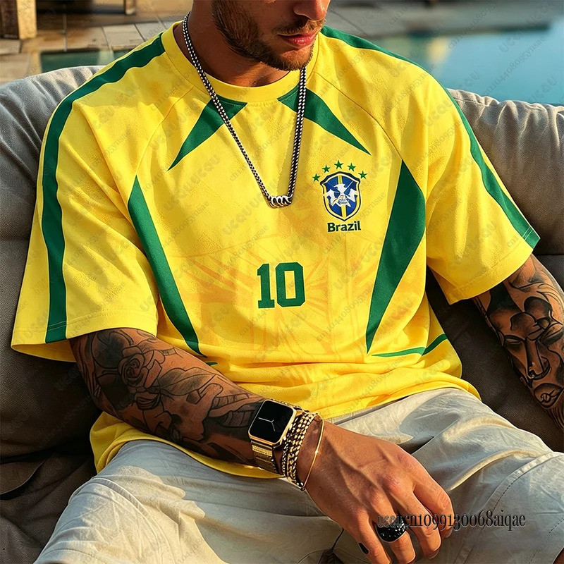 Verão Novas Camisas De Futebol Para Homens 2026 Mundo Jogo Esportes Camisetas Malha Respirável Fãs Homem Roupas